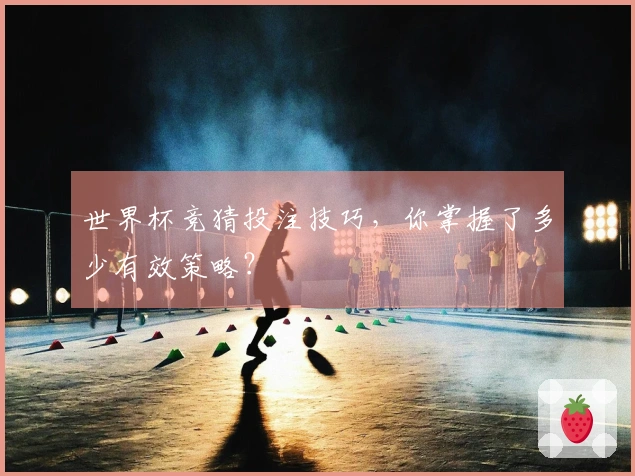 世界杯竞猜投注技巧，你掌握了多少有效策略？