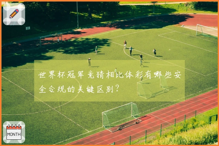 世界杯冠军竞猜相比体彩有哪些安全合规的关键区别？
