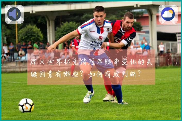烽火世界杯竞猜冠军赔率变化的关键因素有哪些?如何有效判断?